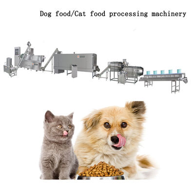 Αυτόματη ξηρά μηχανή τροφίμων εξωθητών 160kg/H Pet για το σκυλί