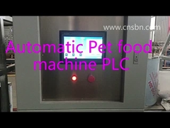 Πλήρως αυτόματη σκύλος σκύλος γάτα SLG 70 Δίδυμη βίδα extruder γραμμή παραγωγής με έλεγχο plc