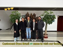 Αυτόματη γραμμή παραγωγής τροφής για κατοικίδια ζώα και γάτες, ο πελάτης από τη Βραζιλία