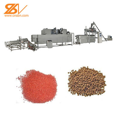 China Double Screw Extruder Floating Fish Feed Animal Feed Pellet Production Line