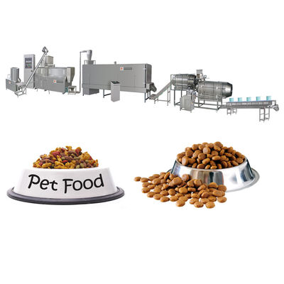 Δύο βίδες ξηρό τσιμπούκι σκυλί τροφή extruder μηχανή πλήρως αυτόματη