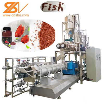 Αυτοκινητοβιομηχανία ABB Inverter Shrimp Fish Food Machine 500kg Δυνατότητα Γραμμή παραγωγής ζωοτροφών