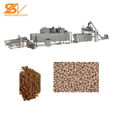 200-260KG/H δίδυμος εξοπλισμός εκτροφής ψαρηών μηχανών σβόλων τροφίμων ψαριών