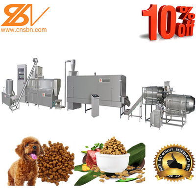 Ξηρός Kibble σε 200kg ο υγρός ξεραίνοντας σβόλος μηχανών τροφίμων παραγωγής Pet αυτόματος εξωθητής