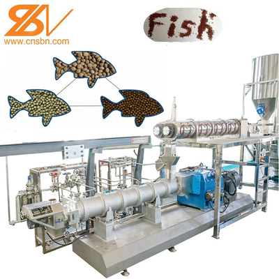 1-3t/H Tilapia γατόψαρων ενυδρείων εξωθητής μηχανών επεξεργασίας τροφών ψαριών γαρίδων